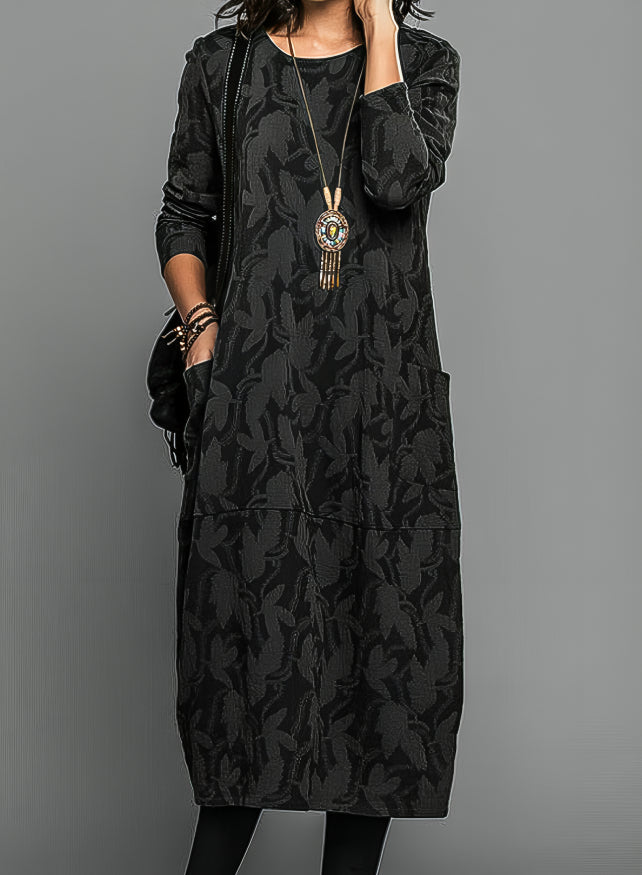 Elyra™ | Elegant Winter Midi Dress