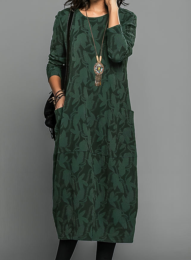 Elyra™ | Elegant Winter Midi Dress