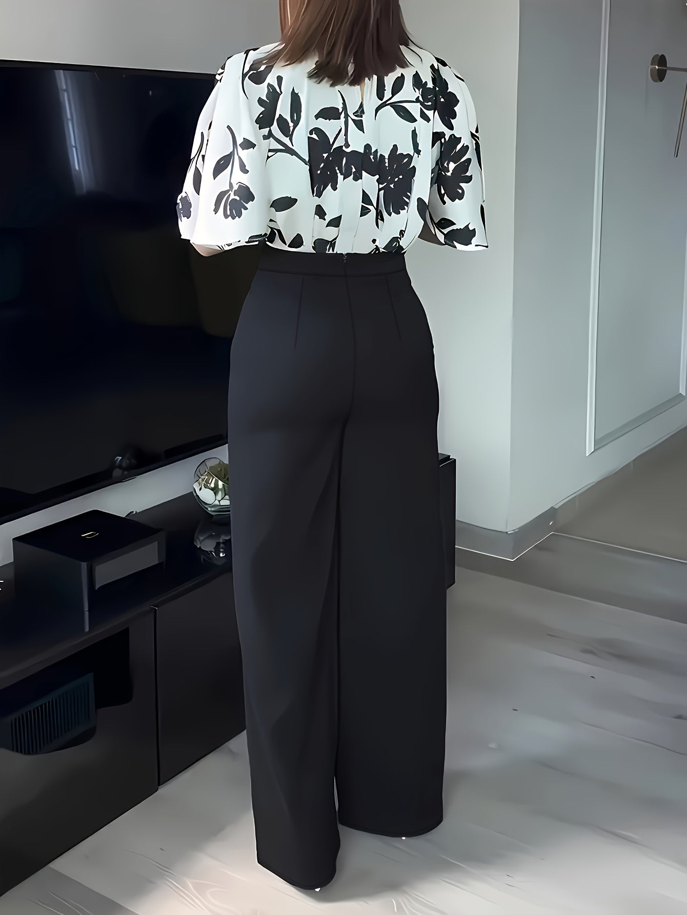 Zadora™ | Printed Spring/Summer Elegant Shirt Set