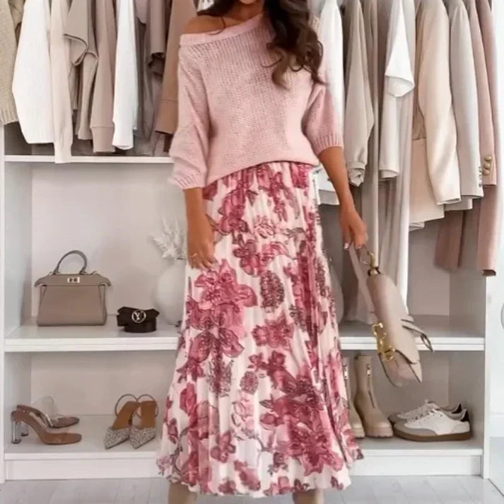 PrintEase™ Belted Two-Piece Set
