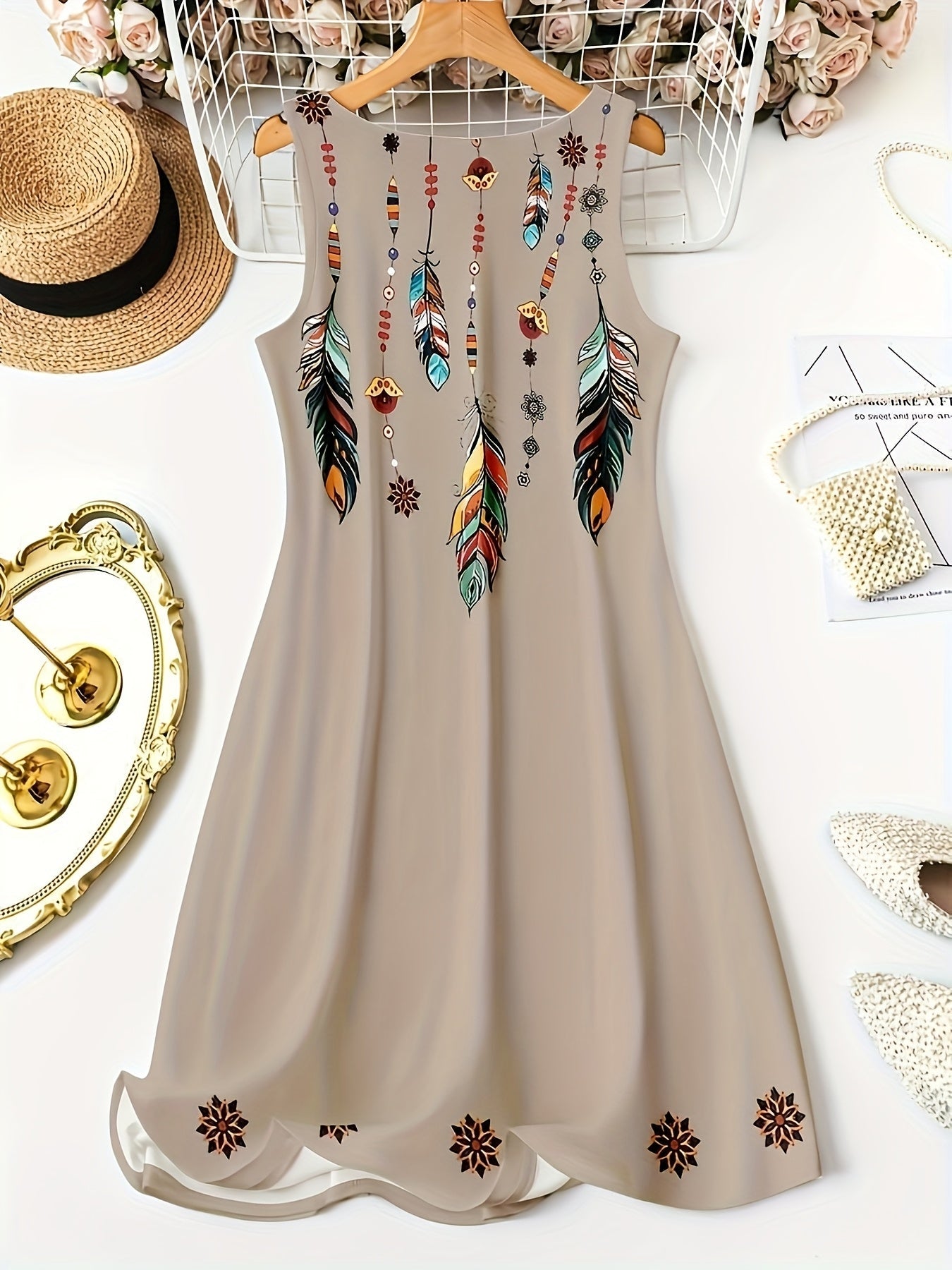 Virella Sunflow Vest Maxi Dress