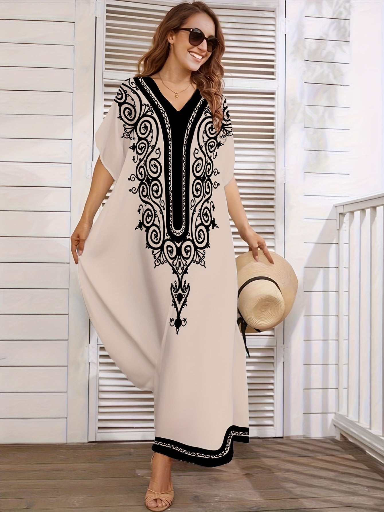 Zavira Vintage Breeze Maxi Dress