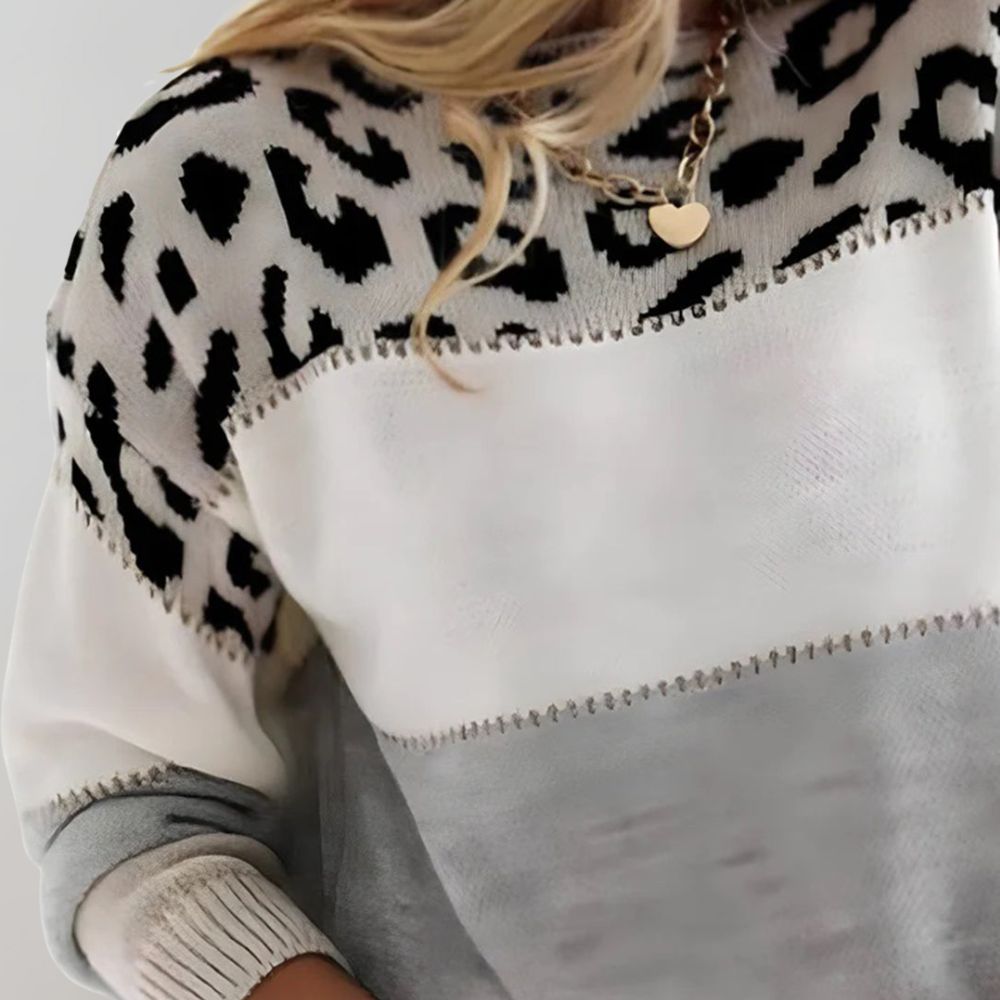 Maison Valmont™ | Pull Léopard Élégance