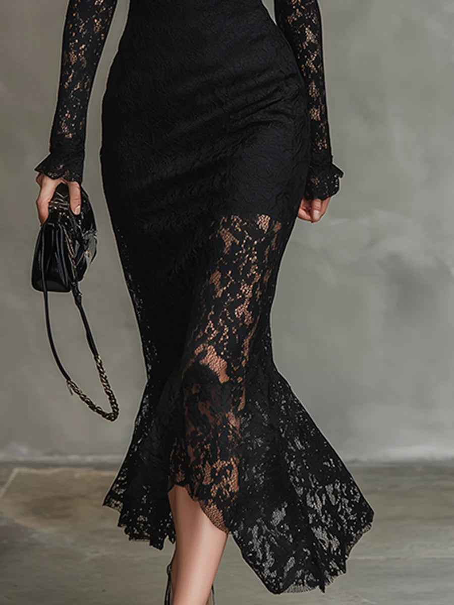 Noirvella Midnight Grace Maxi Dress