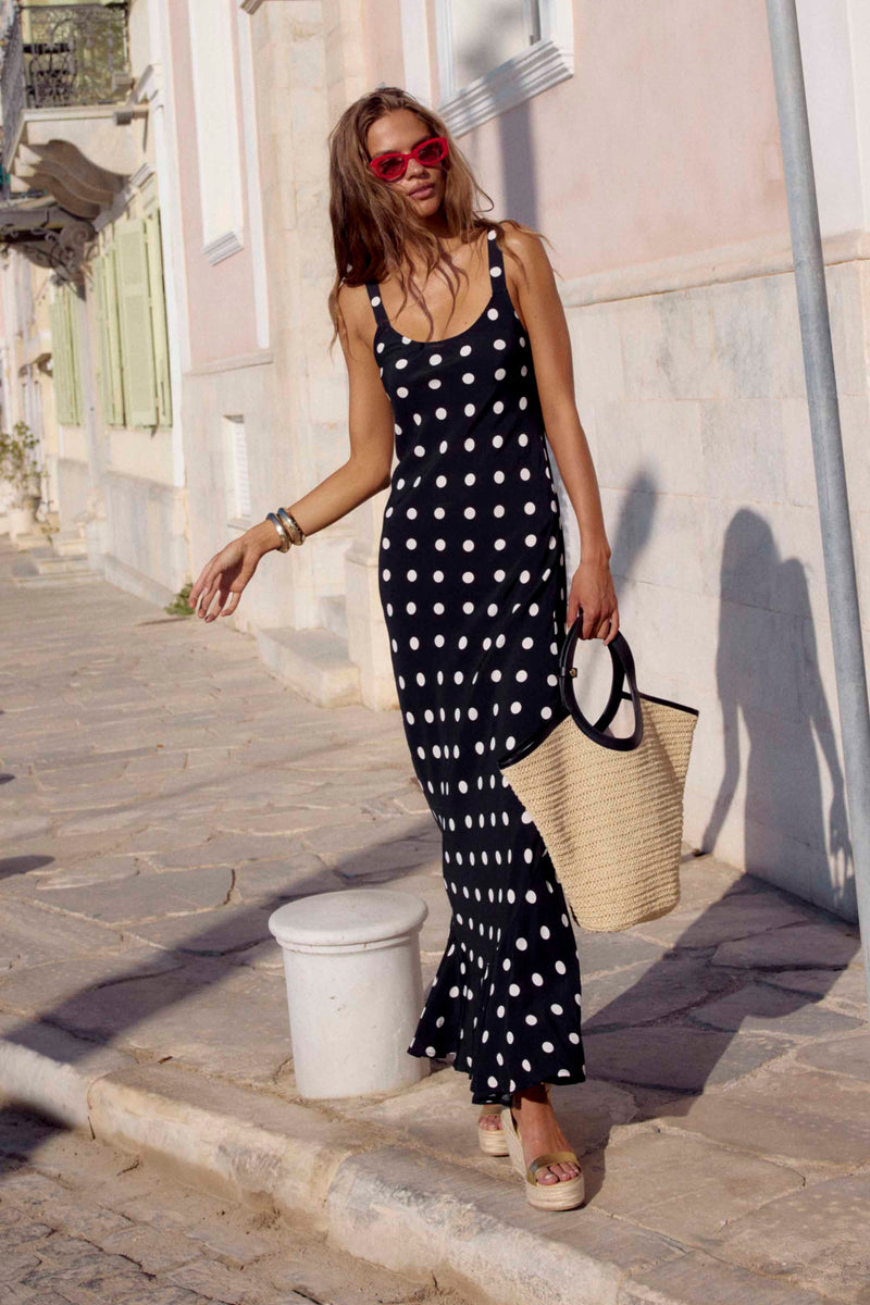 Gia™ | Pepita Check Elegant Midi Dress details
