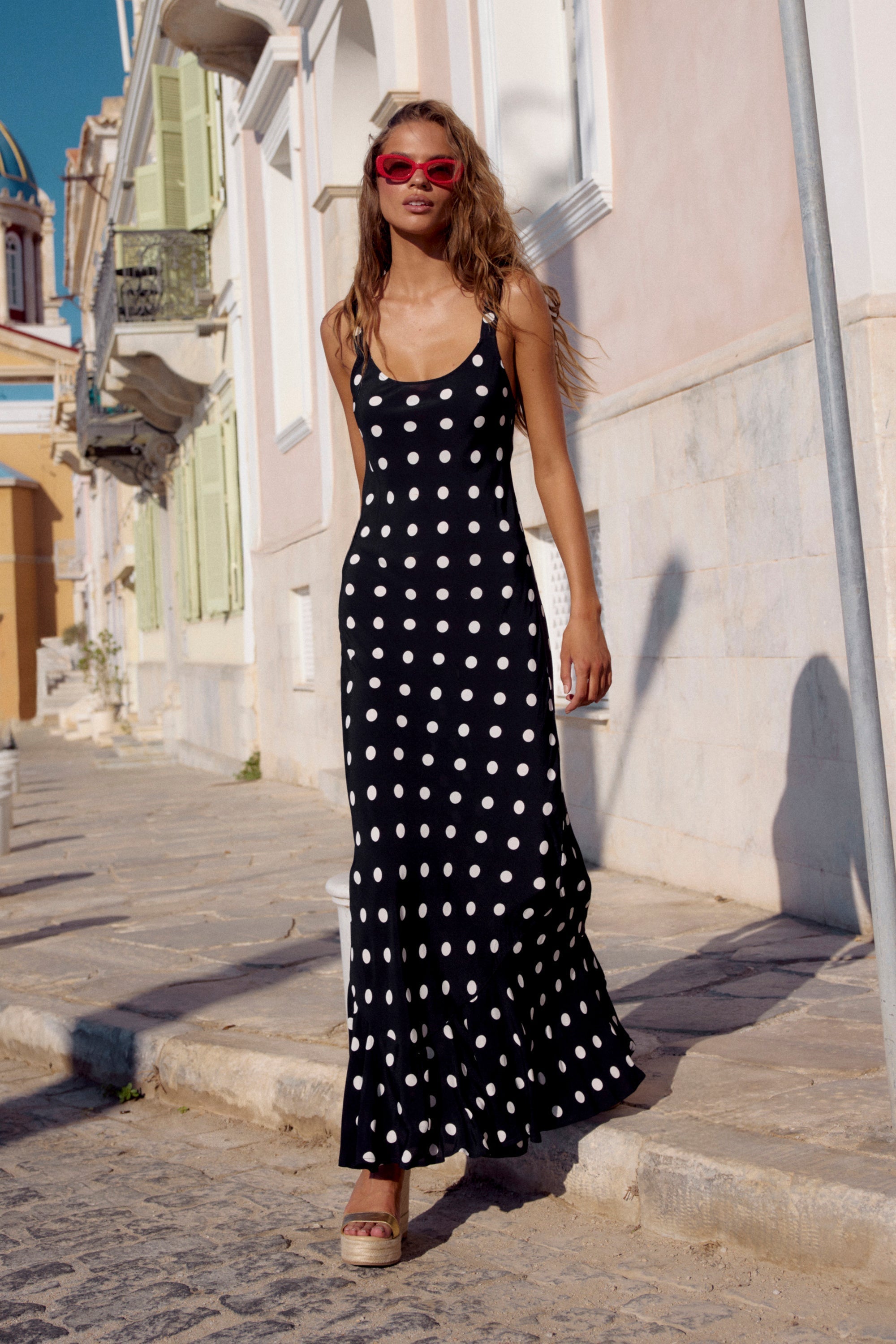 Gia™ | Pepita Check Elegant Midi Dress