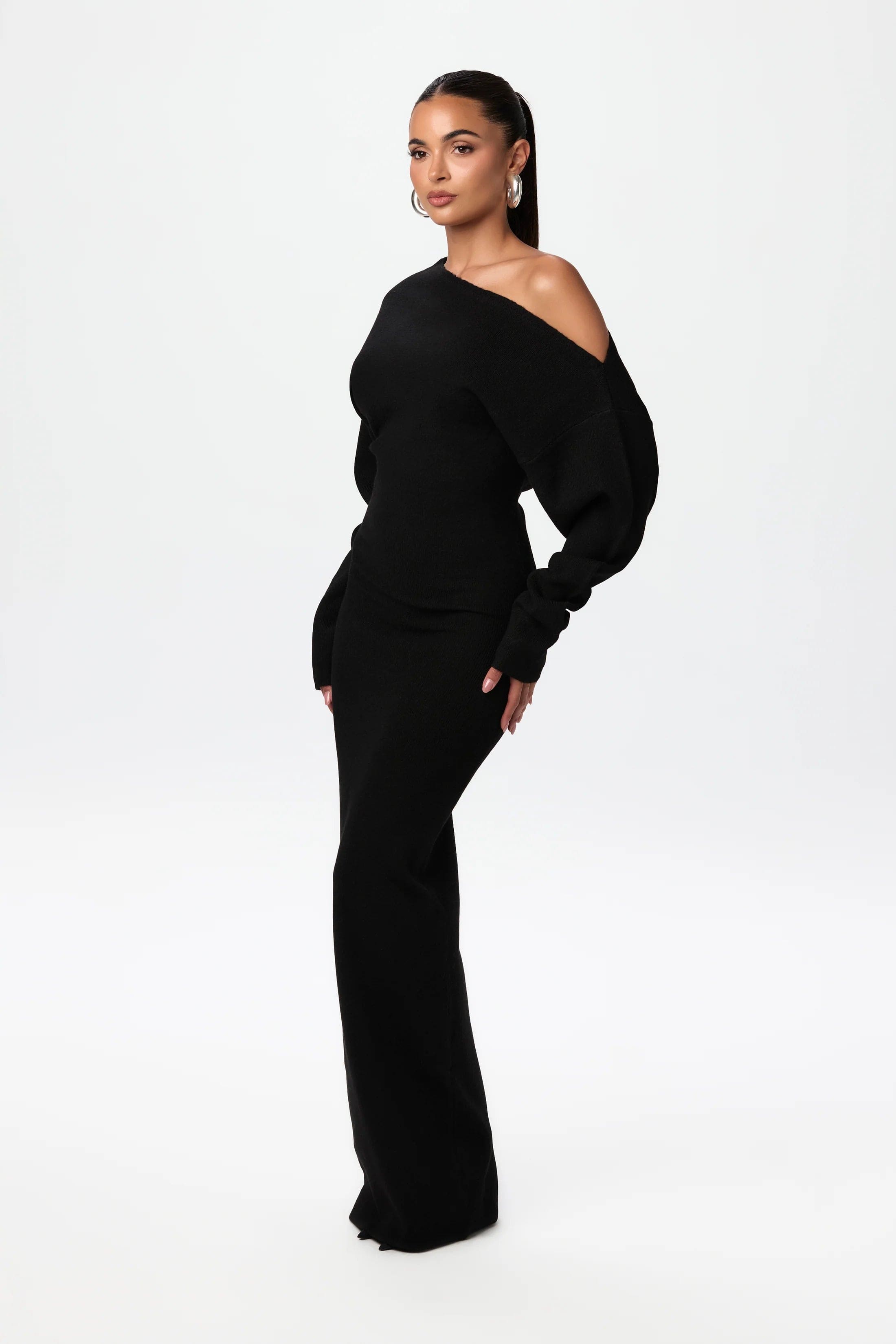 Serena™ | Off-Shoulder Knit Dress
