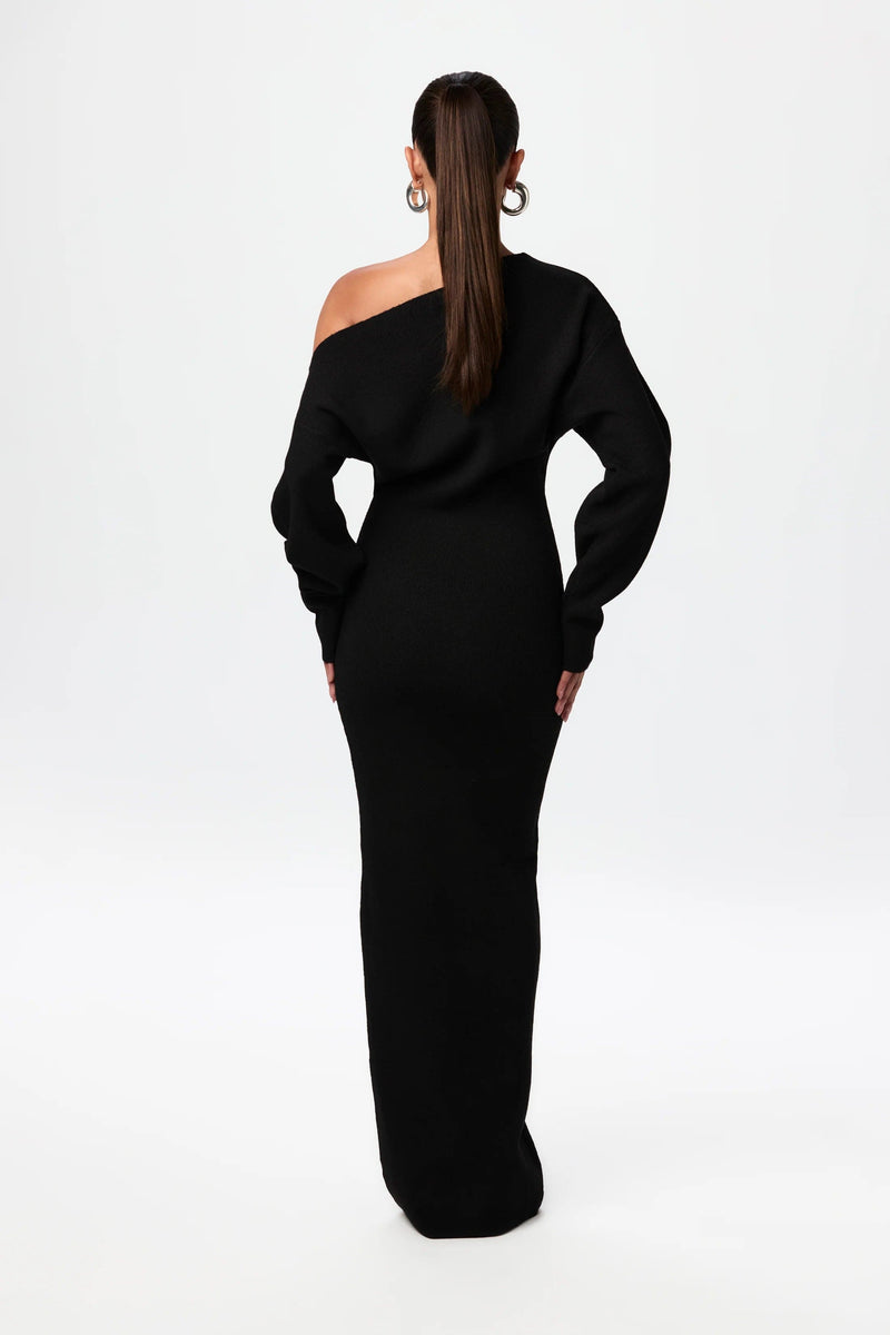 Serena™ | Off-Shoulder Knit Dress details