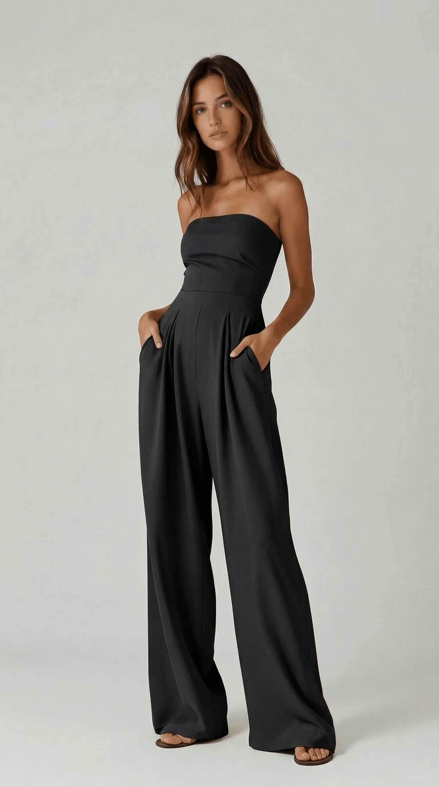 NOMI™ | Strapless Jumpsuit – Elegance That Turns Heads