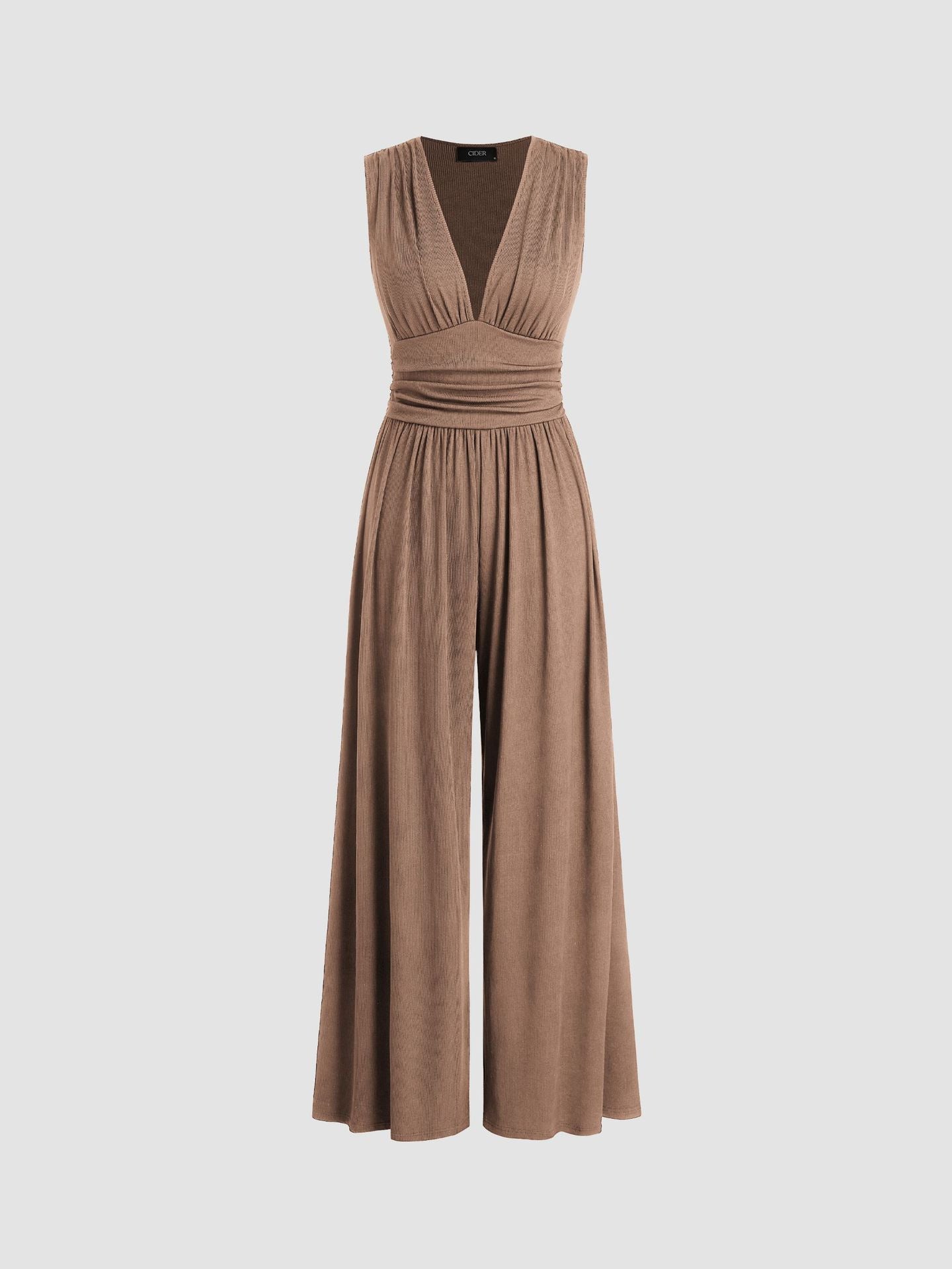 Charity Luxe™ | Chic Sleeveless Wide-Leg Jumpsuit