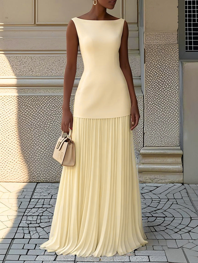 Serena™ | Elegant Pleated Maxi Dress