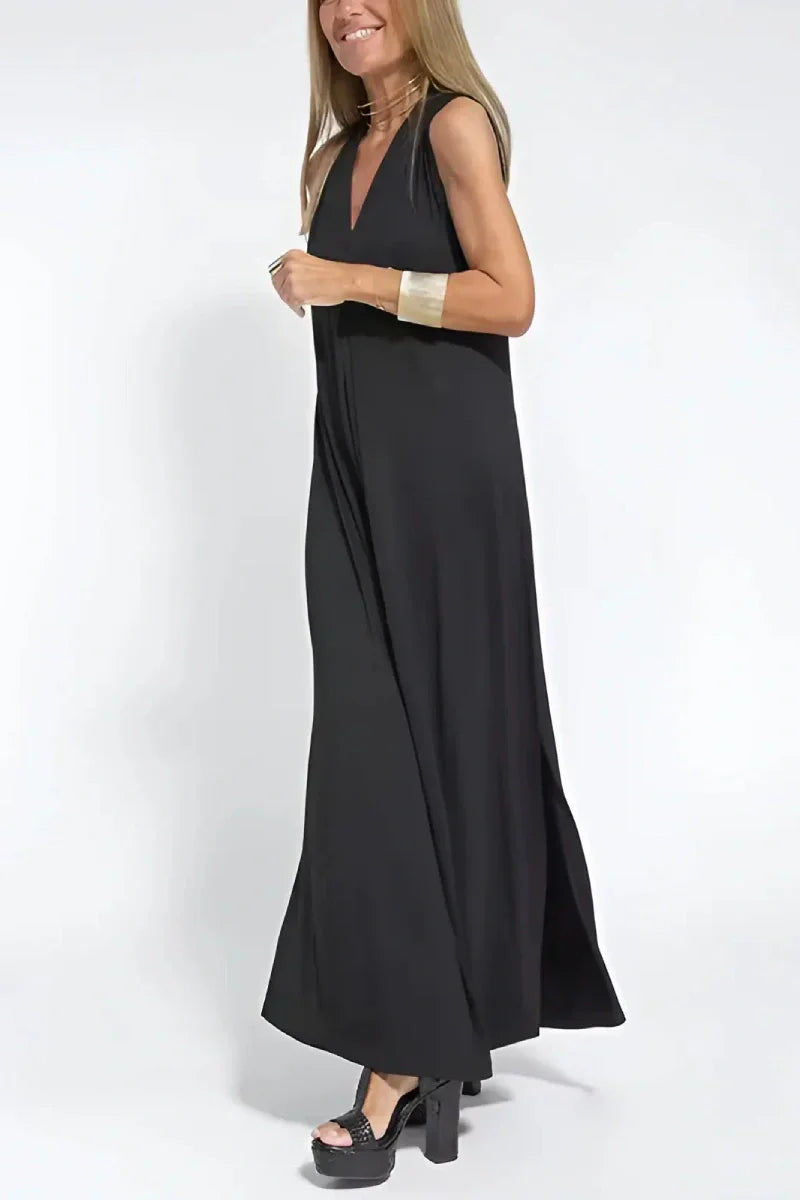 Lyvazza™ – Elegant Long Dress + Matching Cardigan