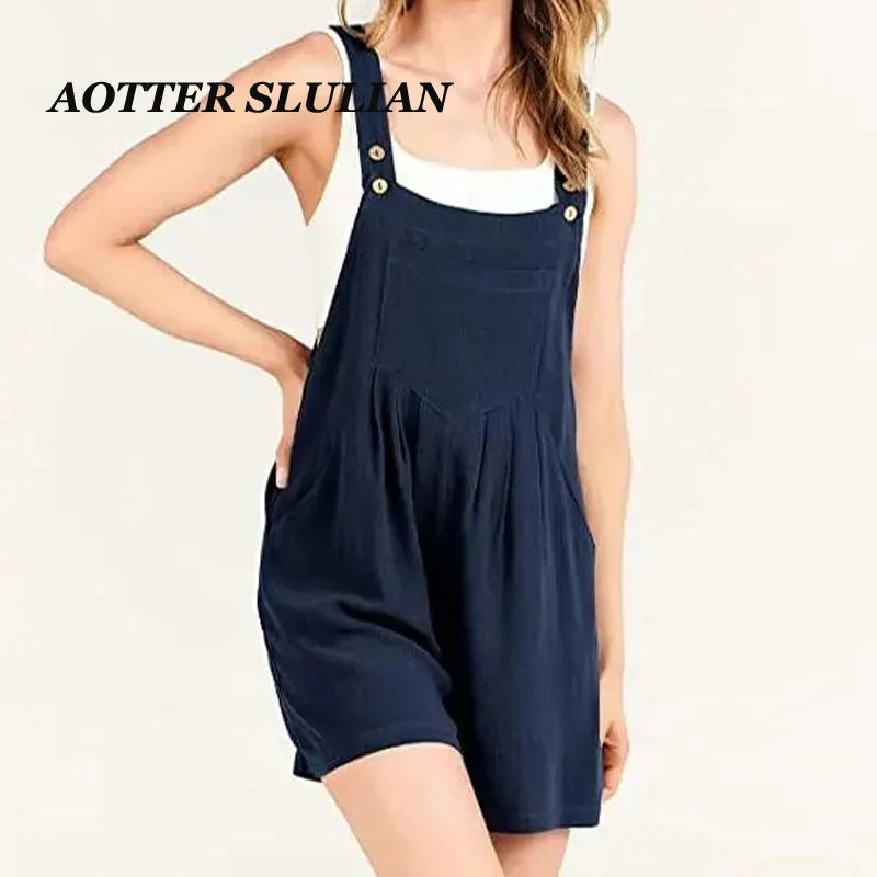 SummerEase™ | Casual Adjustable Strap Romper