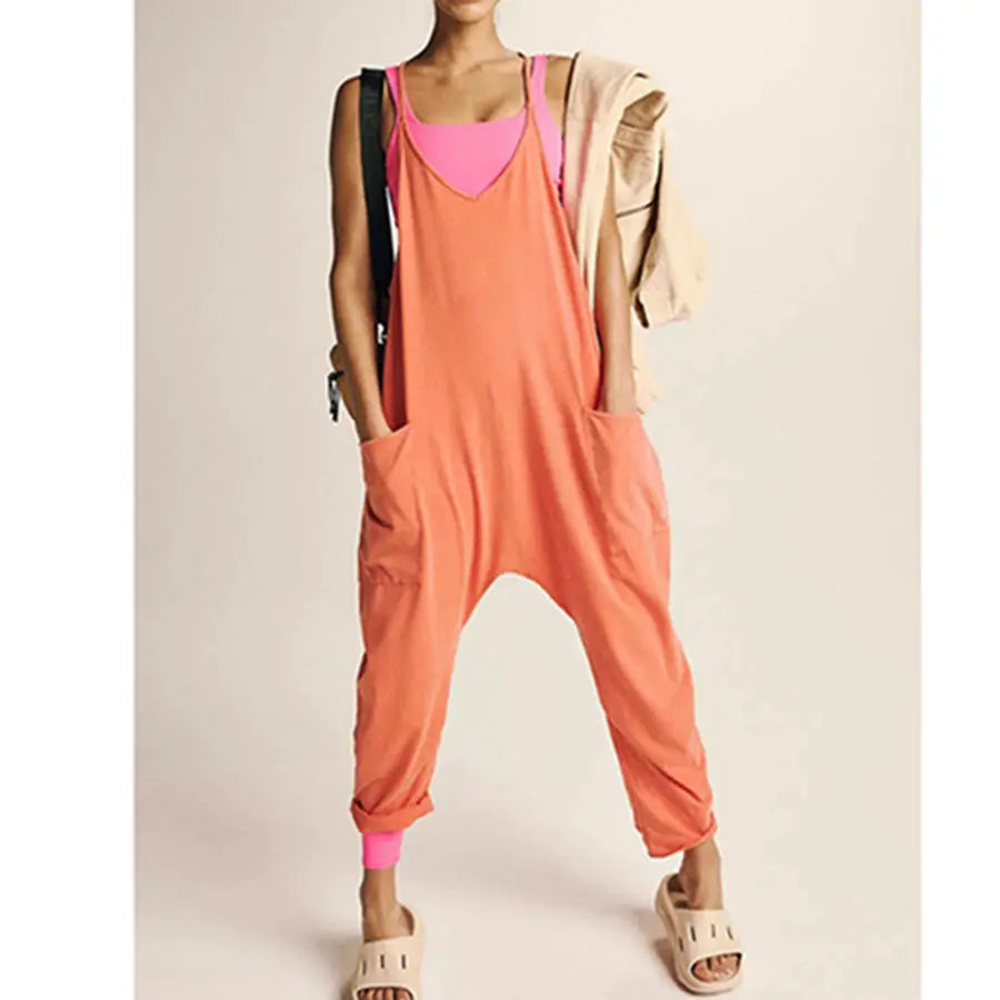 Selvaira™ | Knitted One-Piece Jumpsuit with Pockets
