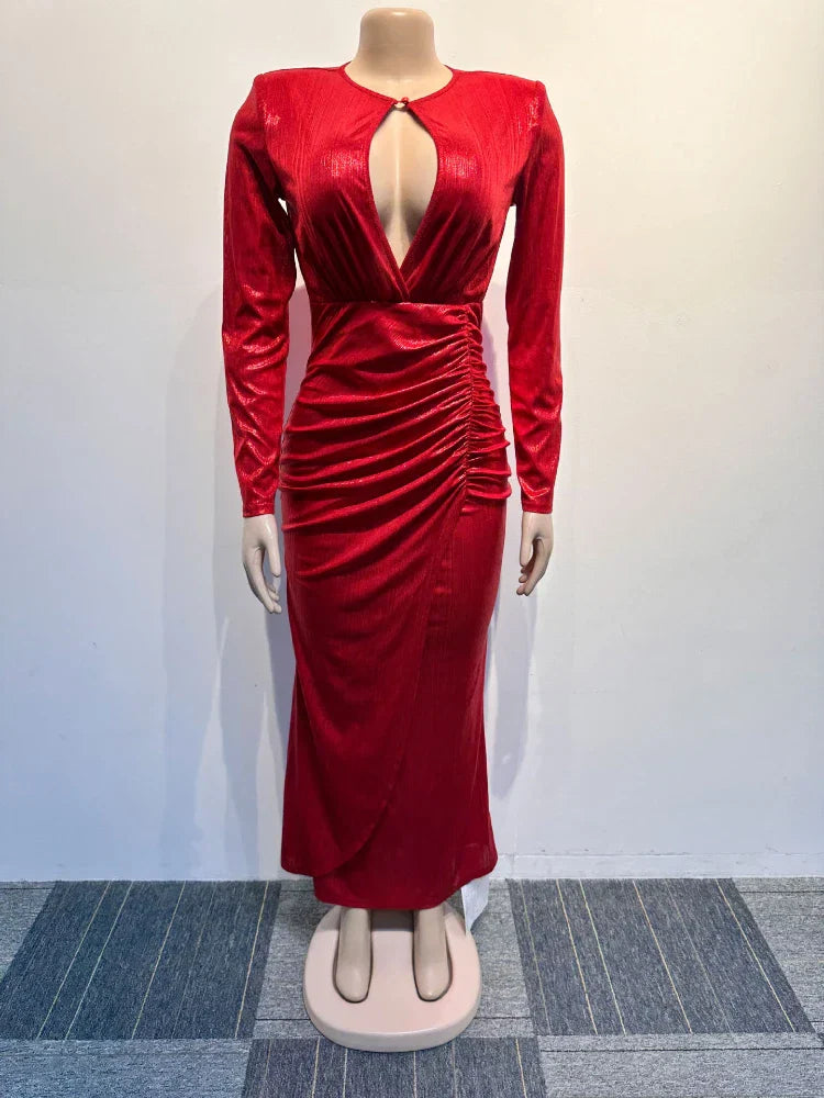 Valencia™ | Radiant Bronze Bodycon Dress
