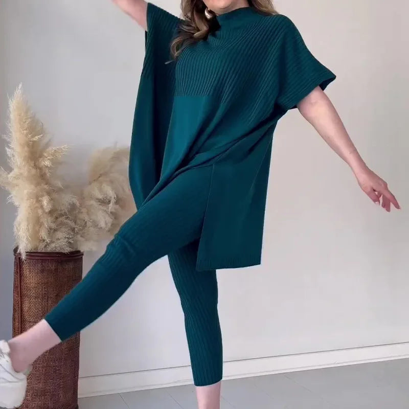 Elvaira™ | Cozy Knit Two-Piece Set