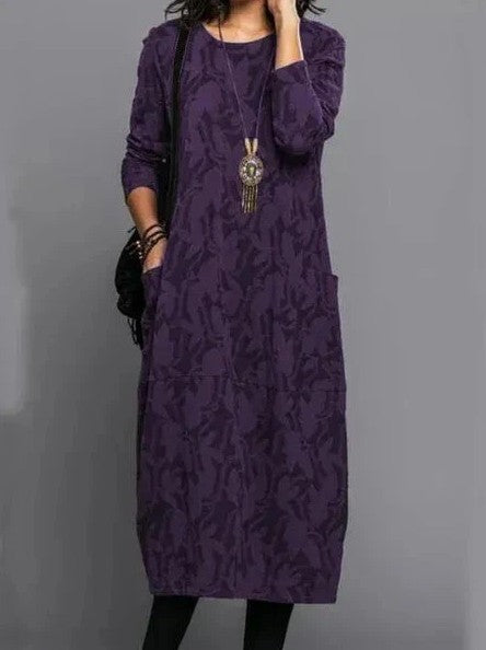 Elyra™ | Elegant Winter Midi Dress