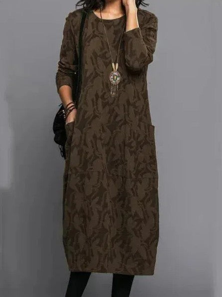 Elyra™ | Elegant Winter Midi Dress