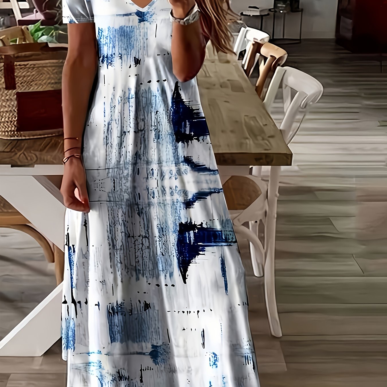 Tavira Sunwash Tie-Dye Maxi Dress