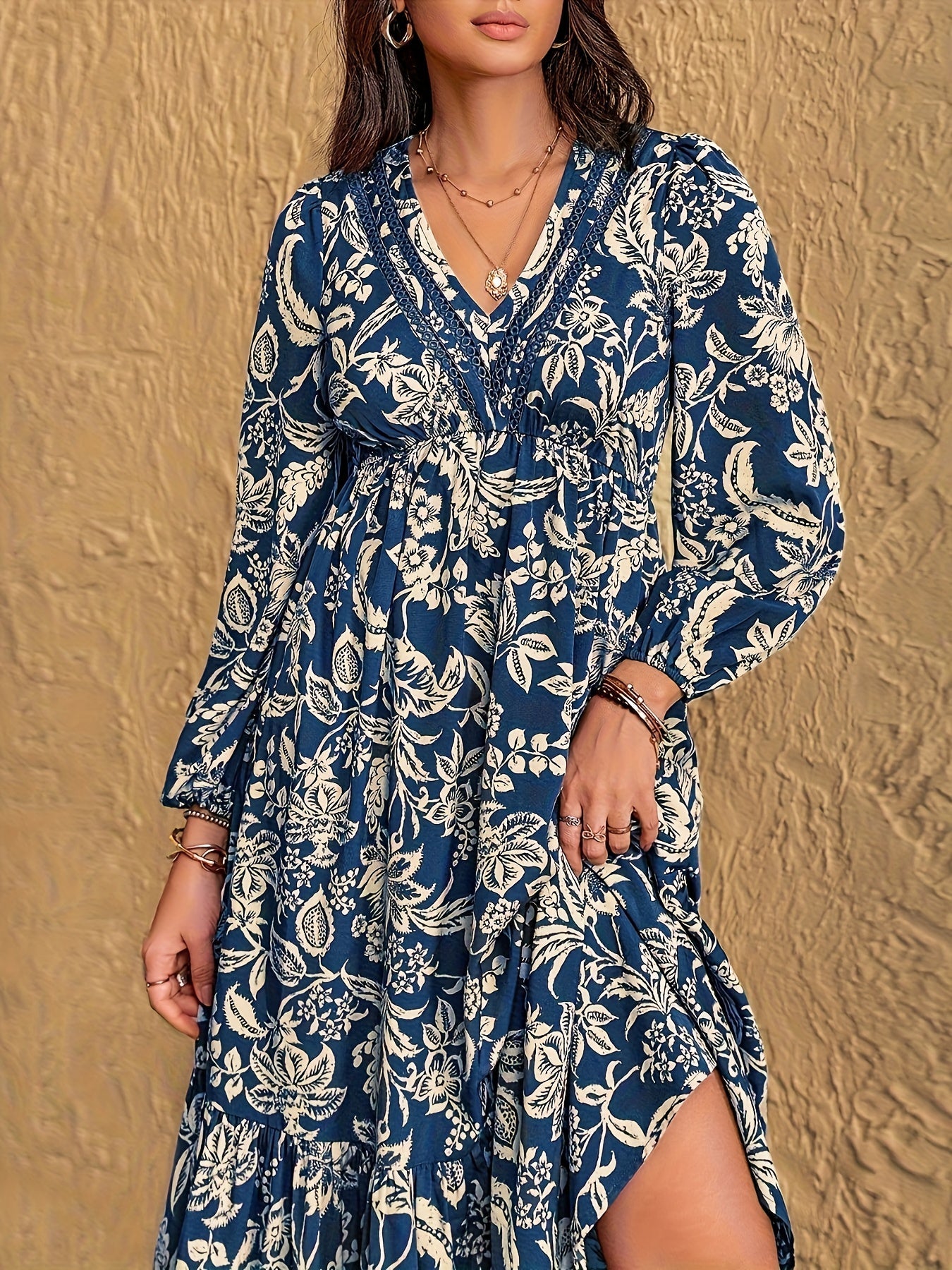 Elaris Floral Grace Maxi Dress