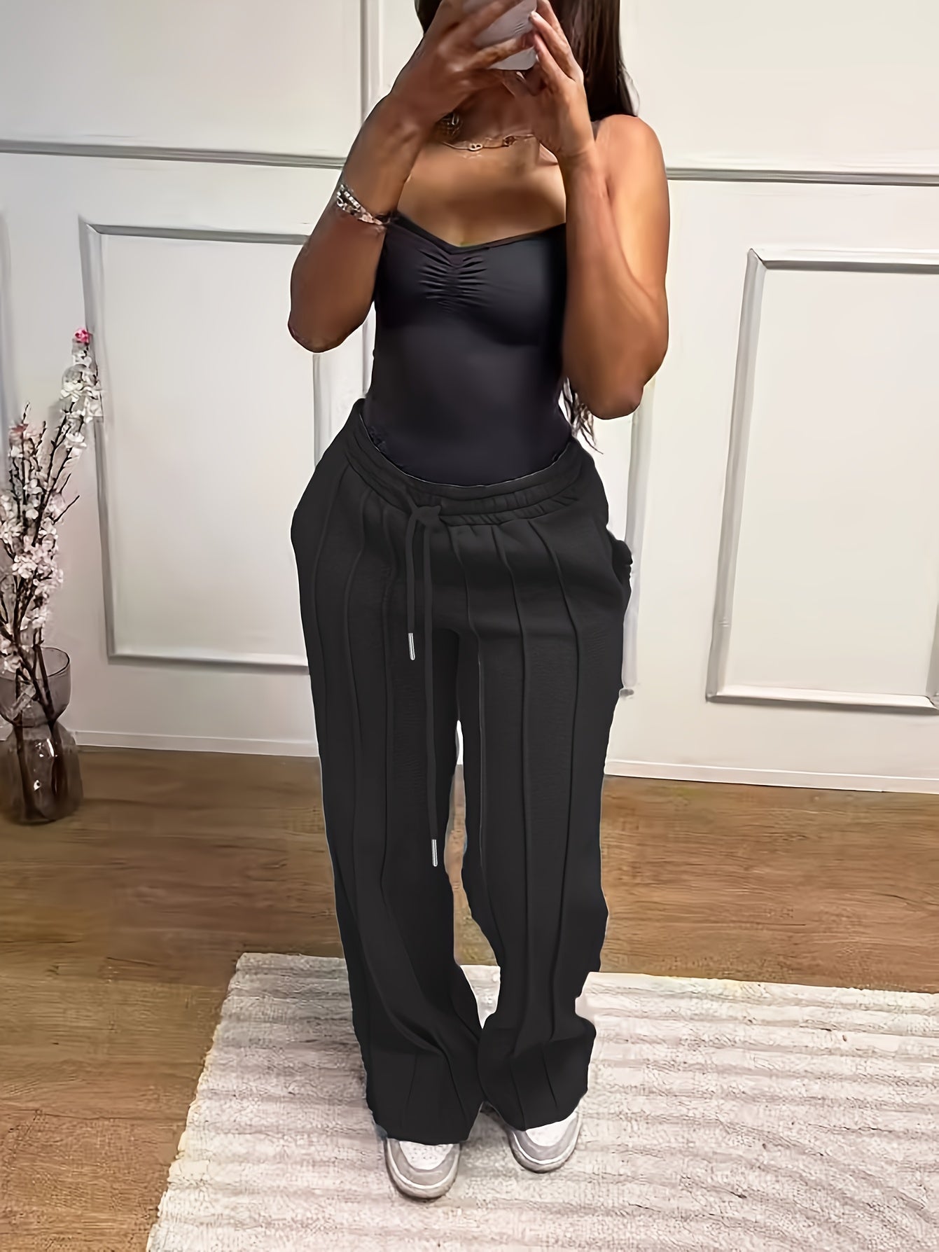Lunvéra TieLine Straight-Leg Trousers