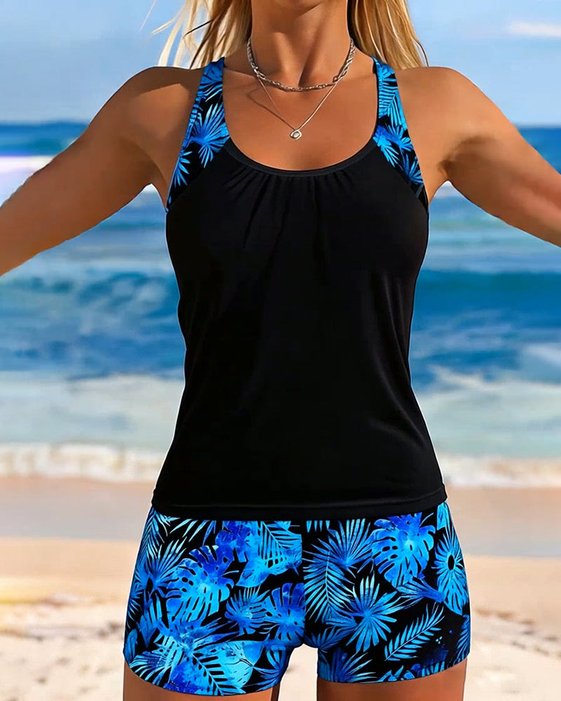Selviora SquareEase Tankini Set