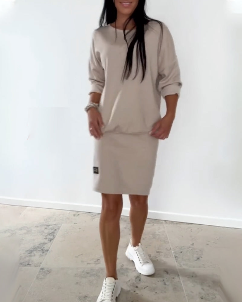 Elviona SleekFit Long Sleeve Dress