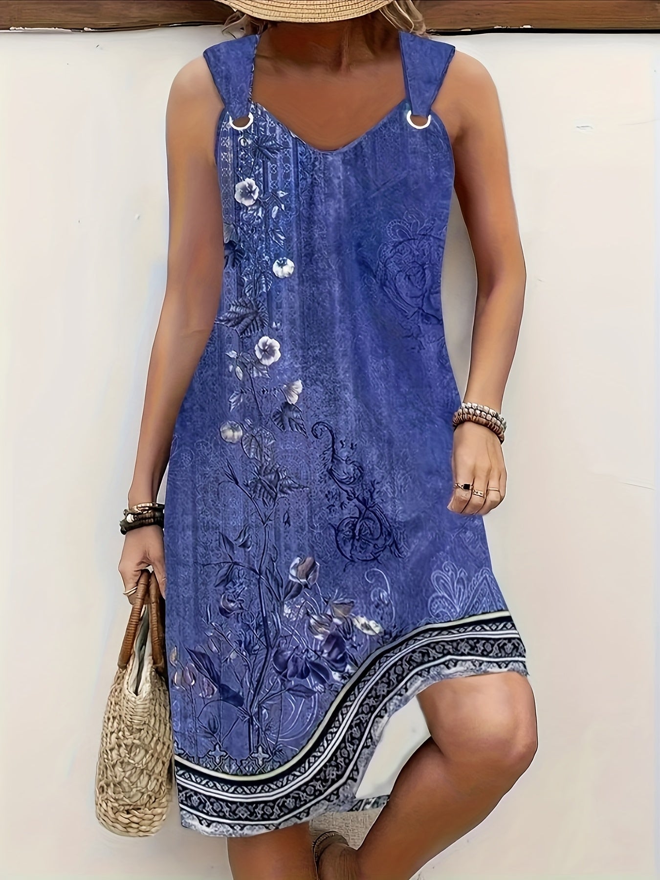 Averyn FloraRing A-Line Dress
