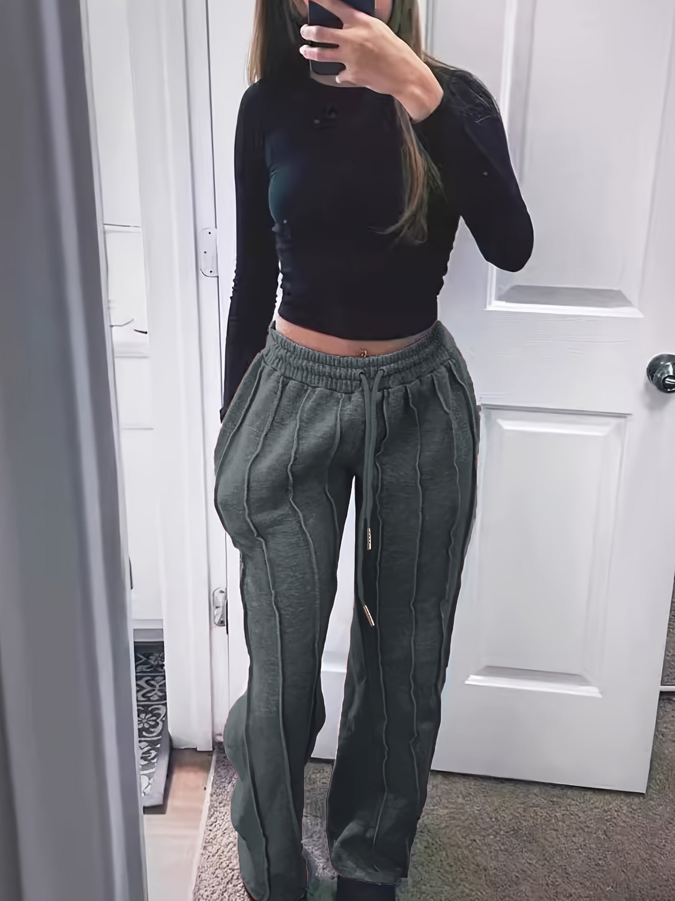 Lunvéra TieLine Straight-Leg Trousers