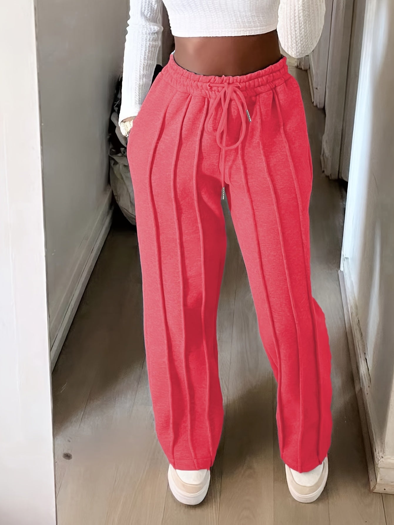 Lunvéra TieLine Straight-Leg Trousers