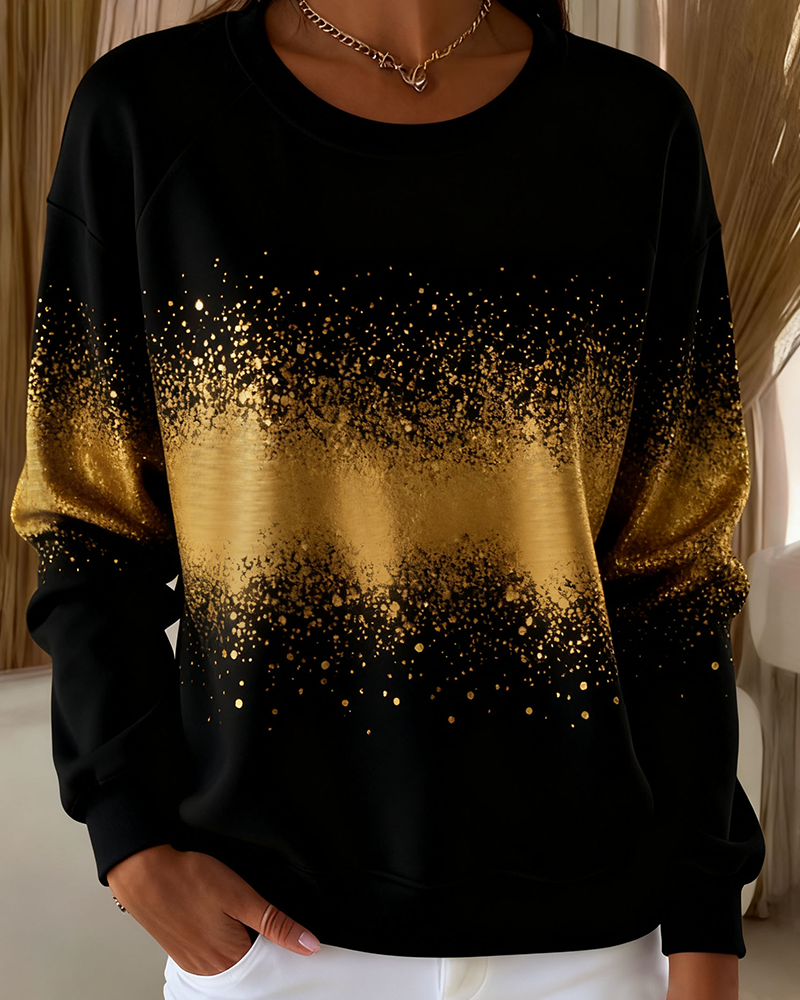 AeroFade™ | Gradient Print Crewneck Sweater