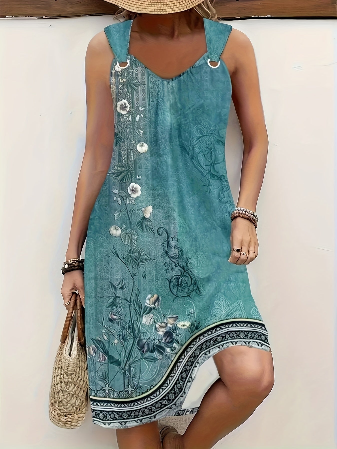 Averyn FloraRing A-Line Dress