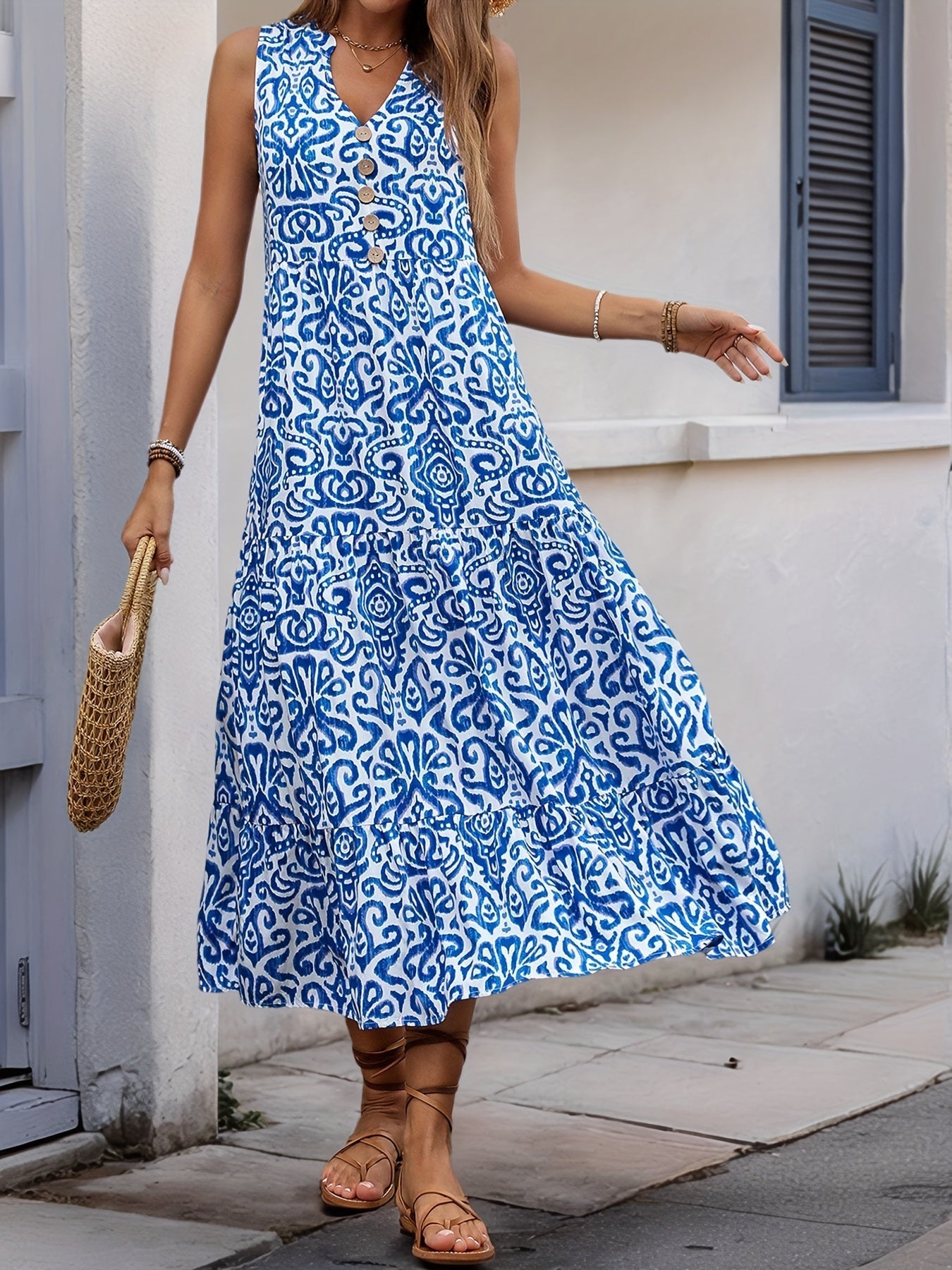 Paisyra Soleil A-Line Maxi Dress