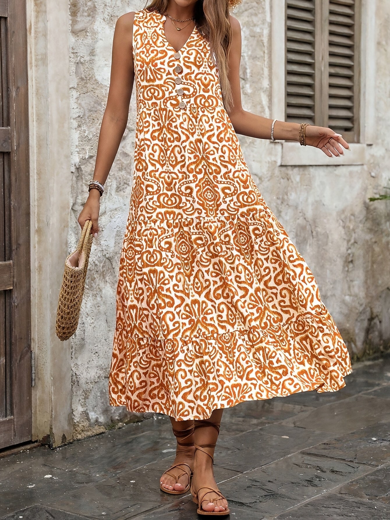 Paisyra Soleil A-Line Maxi Dress