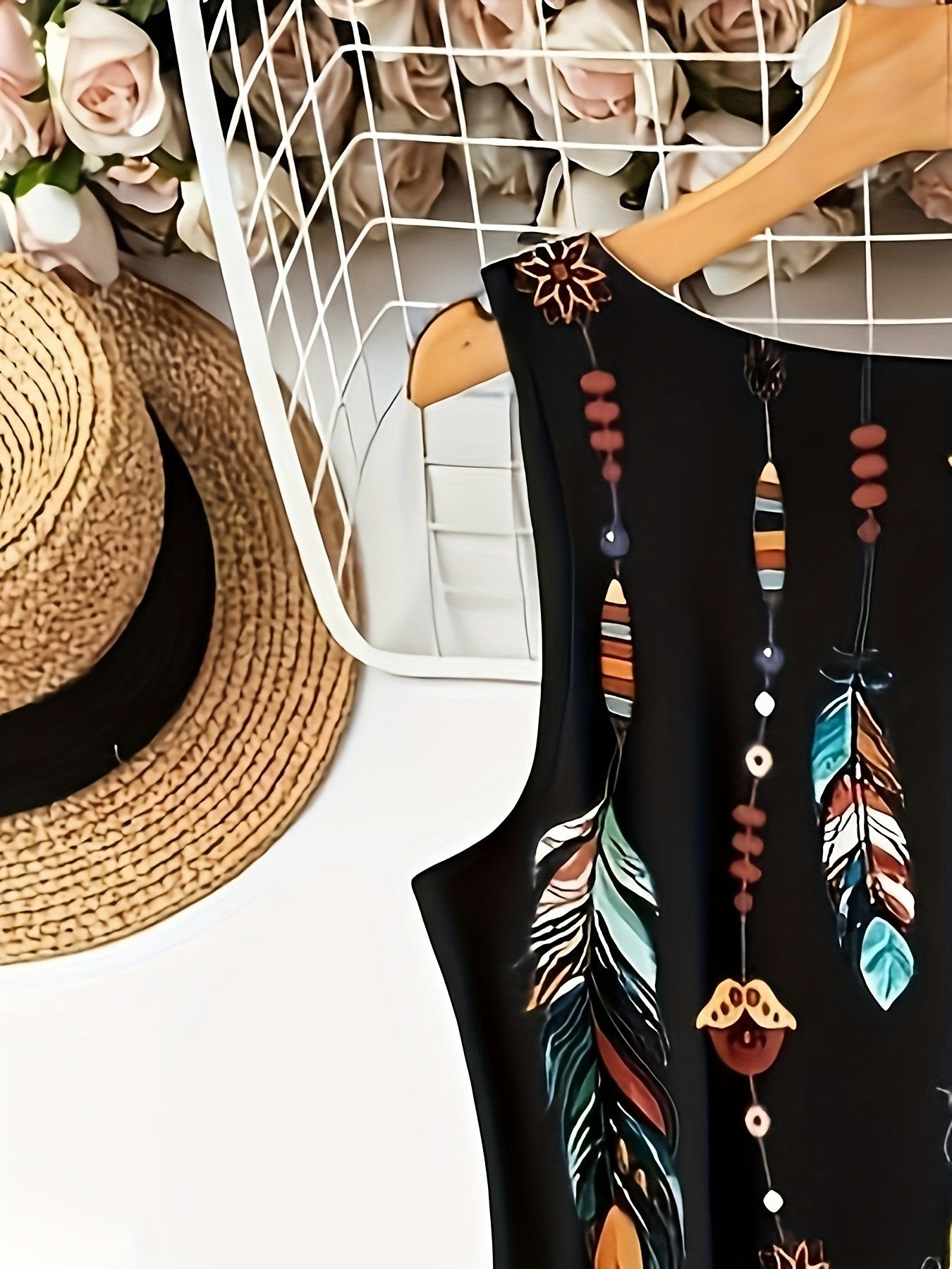 Virella Sunflow Vest Maxi Dress