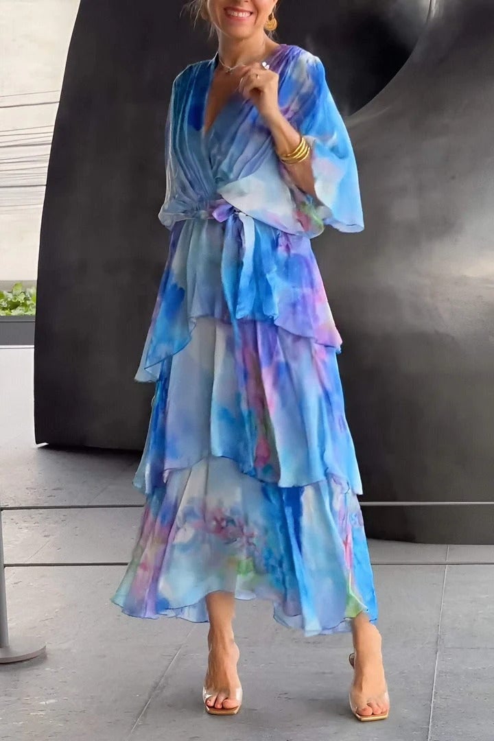 Elisandra™ | Elegant Chiffon Dress details