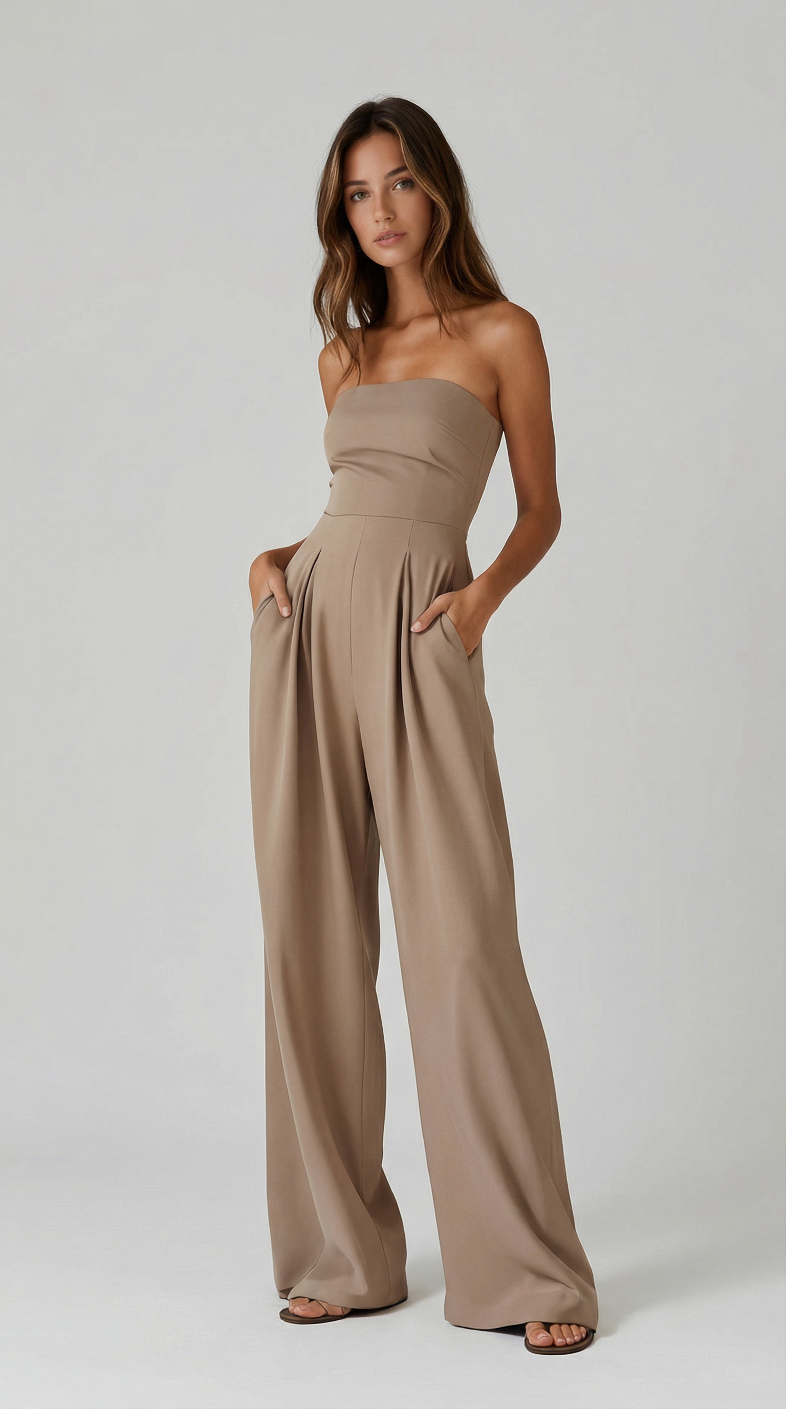 NOMI™ | Strapless Jumpsuit – Elegance That Turns Heads