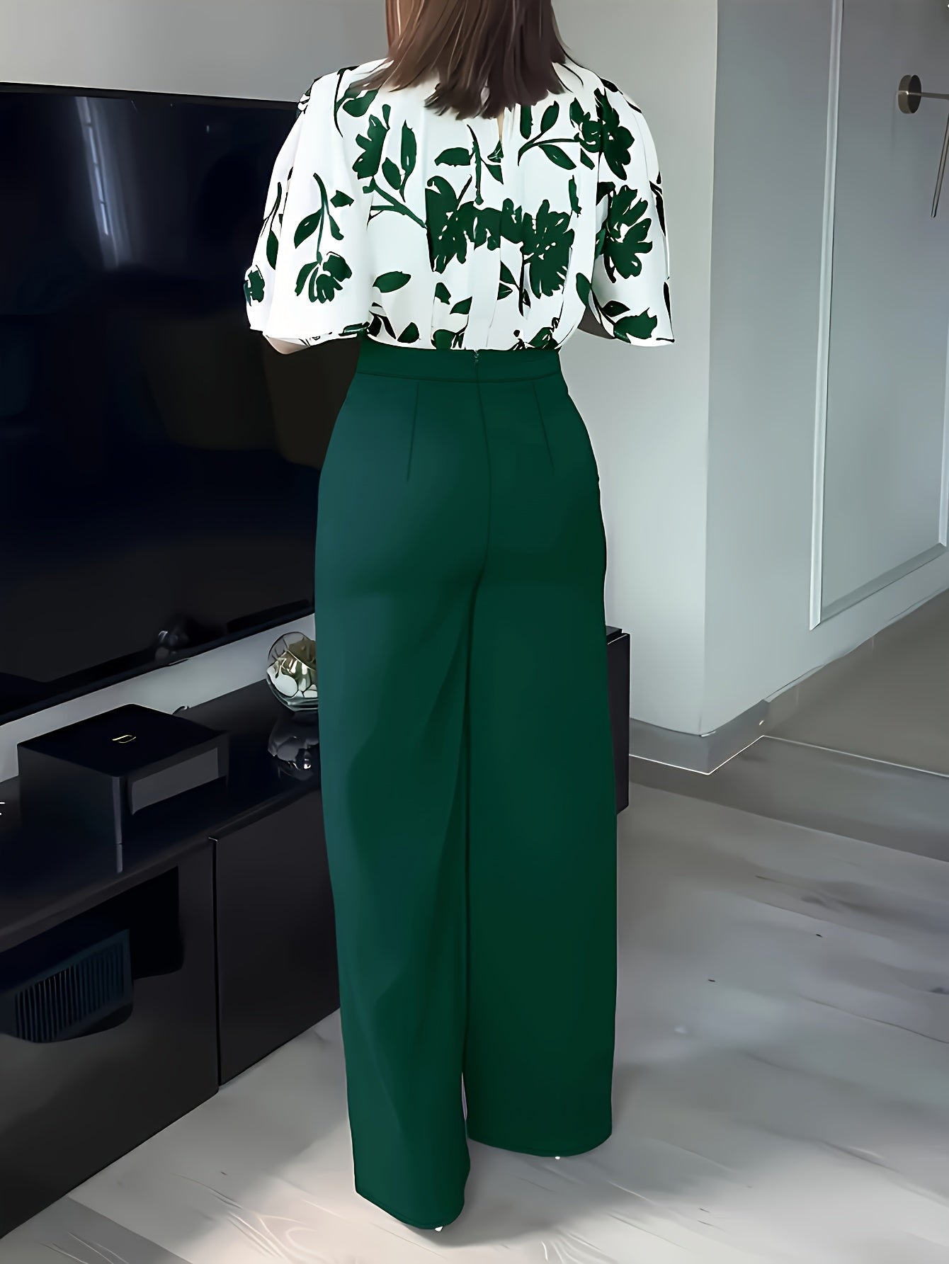 Zadora™ | Printed Spring/Summer Elegant Shirt Set