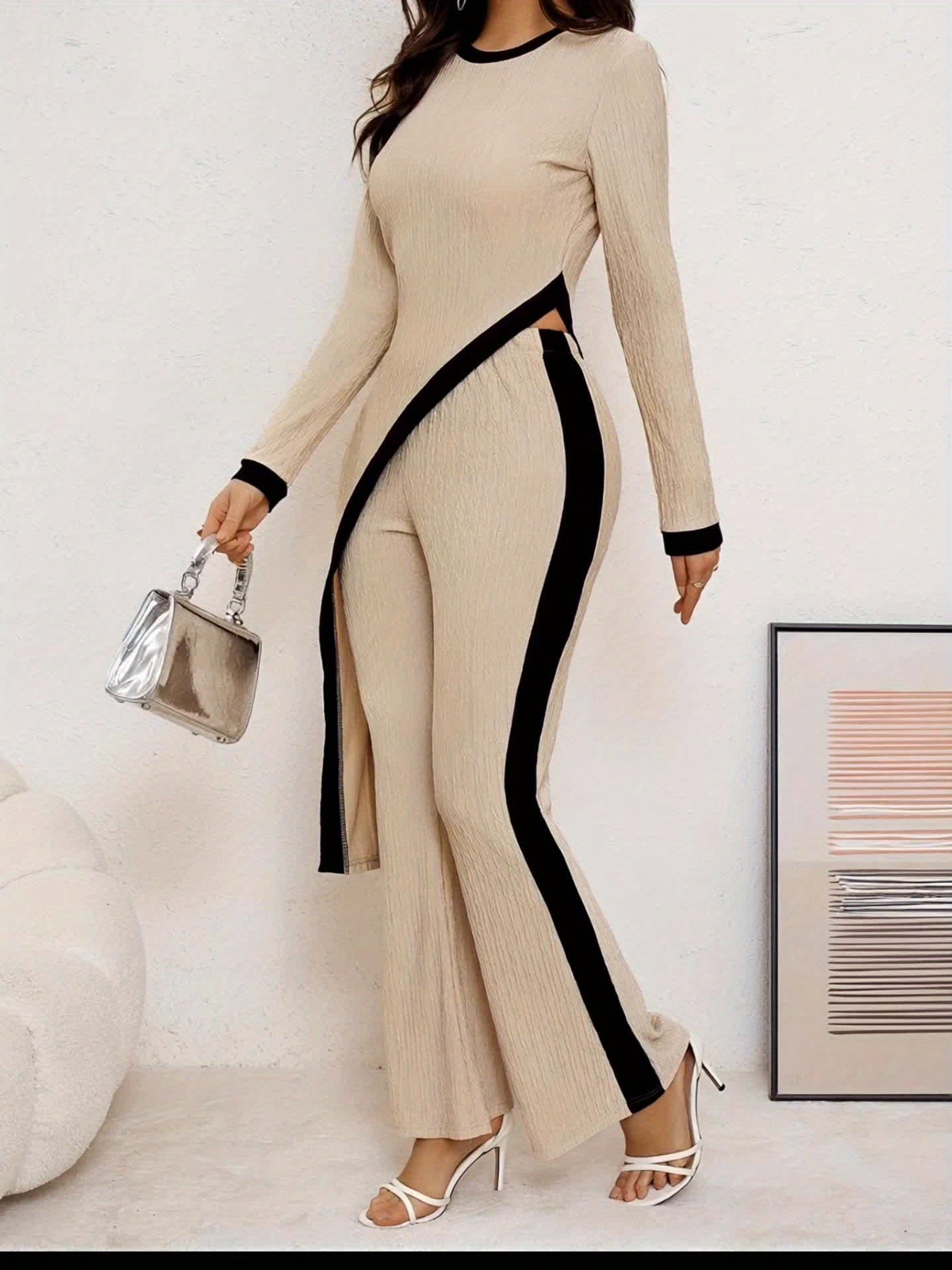 T-Shirt and Flared Pants Set