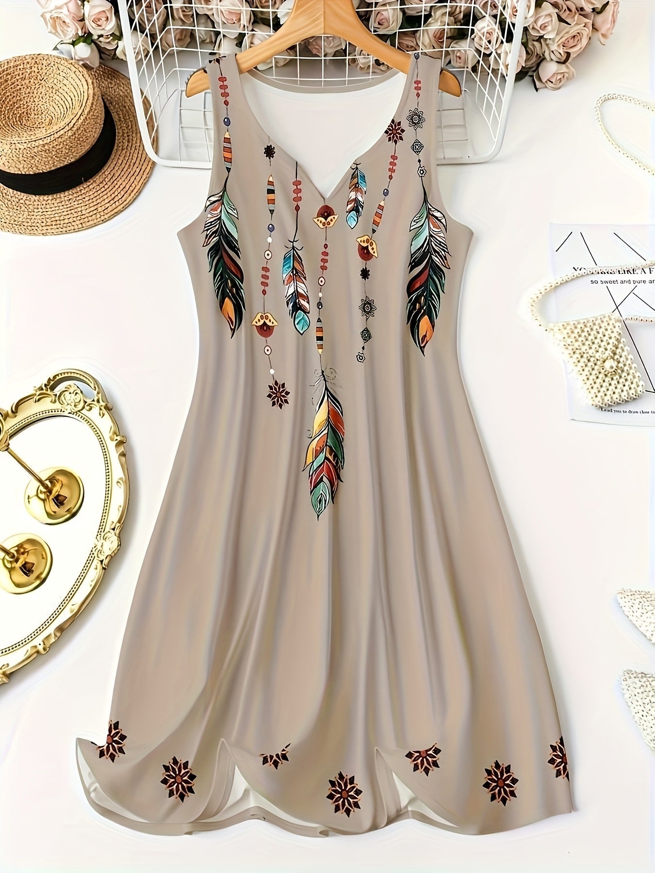 Virella Sunflow Vest Maxi Dress