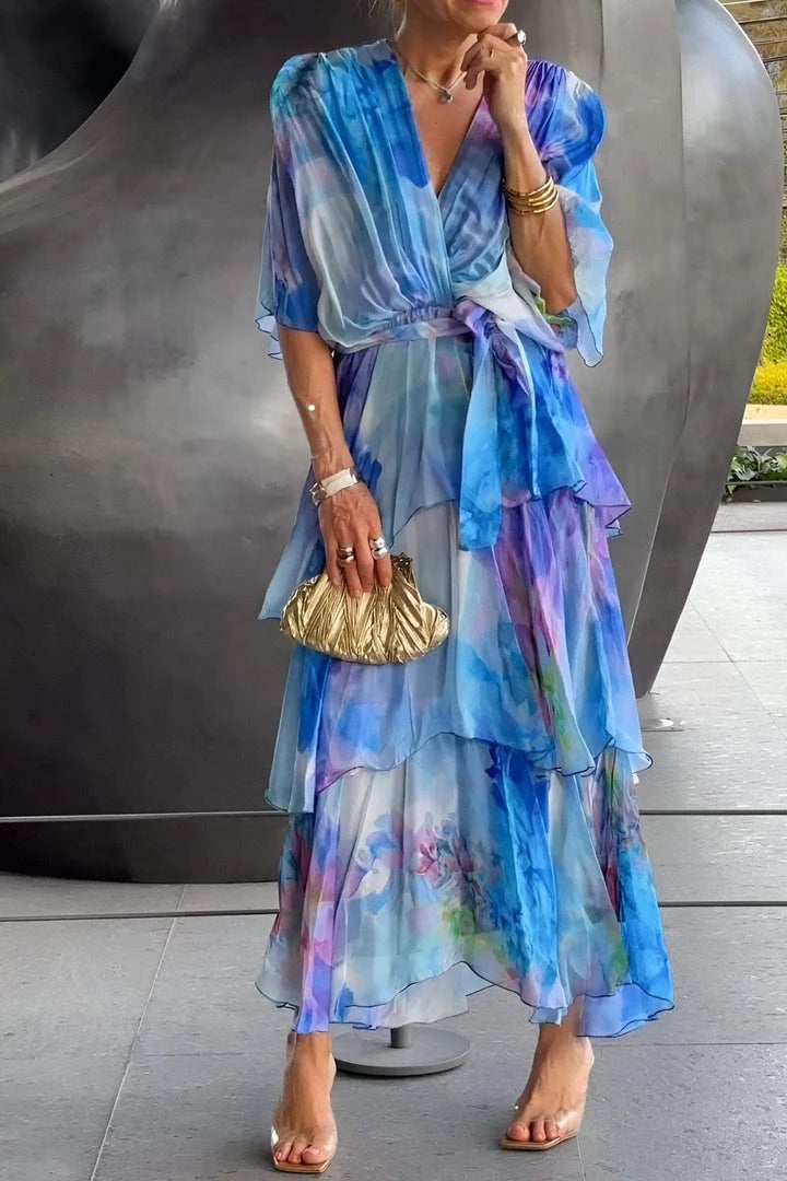 Elisandra™ | Elegant Chiffon Dress