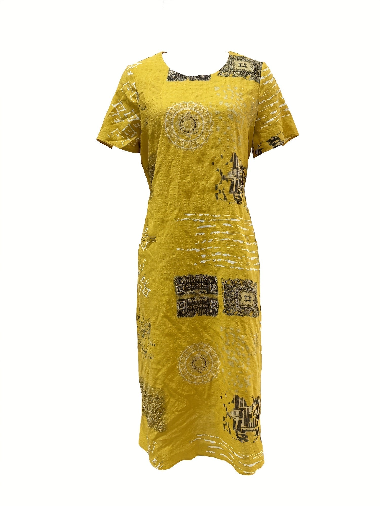 Calyra PocketFlow Boho Midi Dress