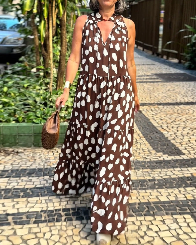 Solmera VacayPrint Sleeveless Dress