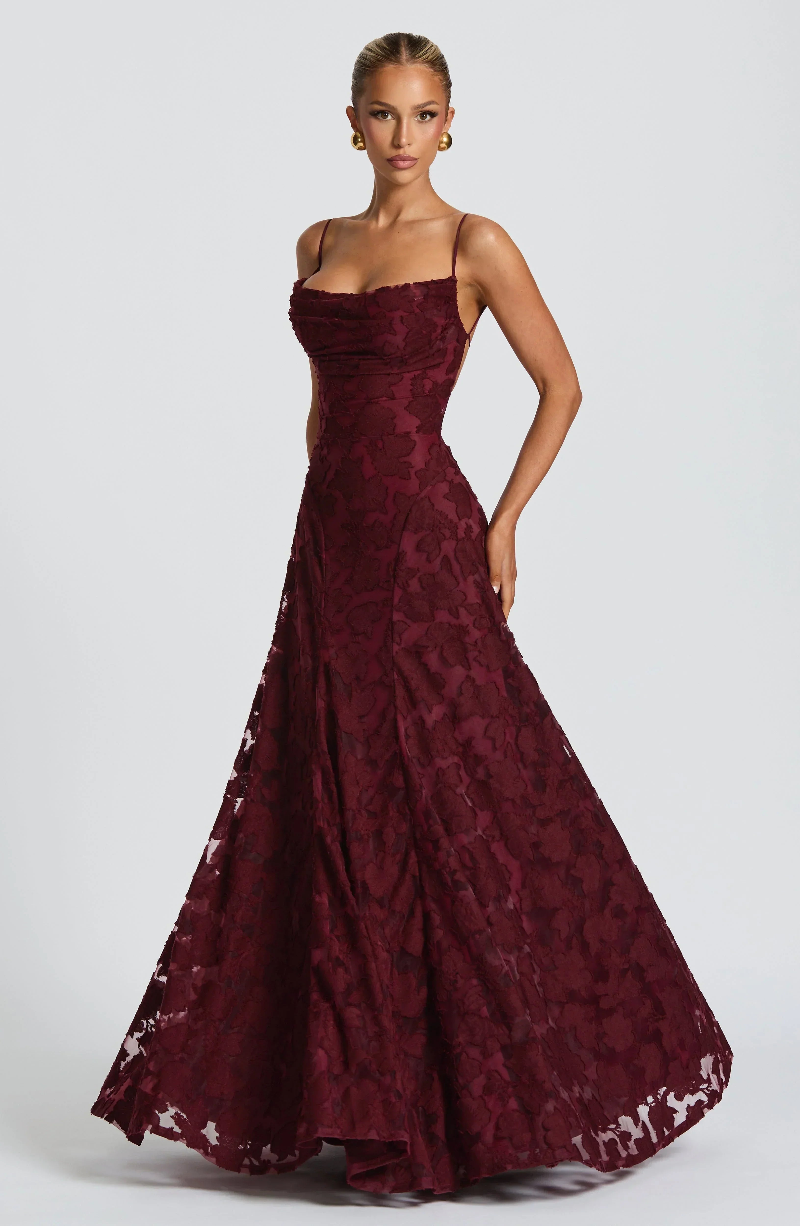 Clara Léon™ | Elegant Flowing Maxi Dress