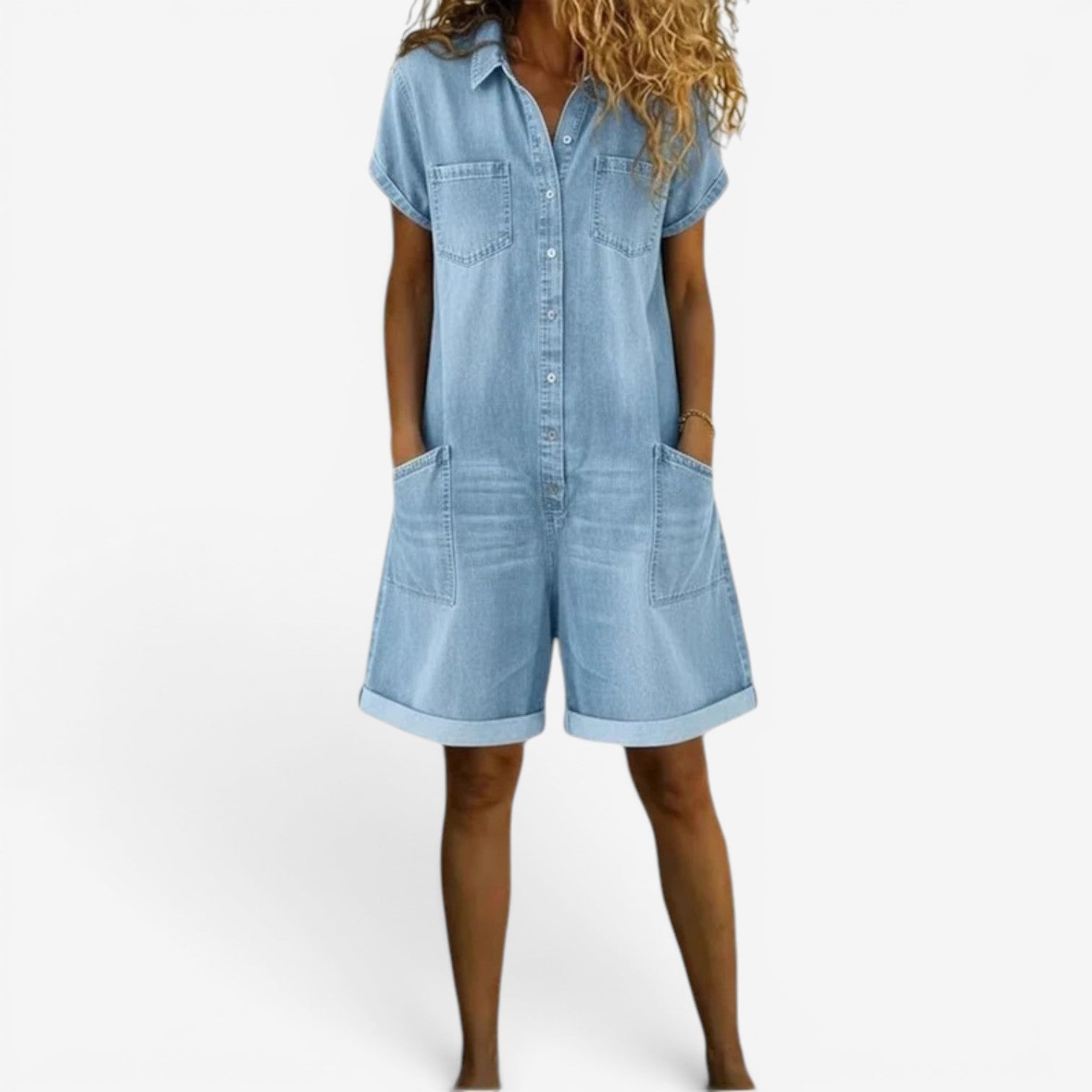 Isabella™ Tuta corta in jeans