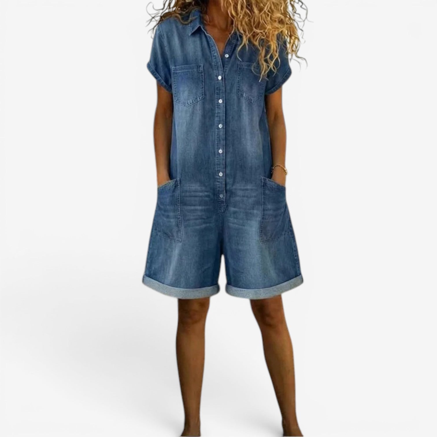 Isabella™ Tuta corta in jeans