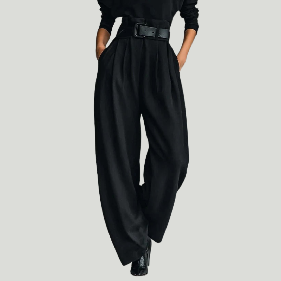Juliet™ | Turtleneck Top & Straight-Leg Pants Set