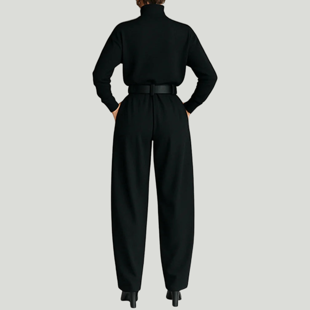 Juliet™ | Turtleneck Top & Straight-Leg Pants Set