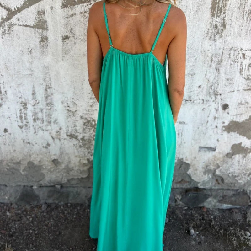 Marivelle – Lace Trim Maxi Dress