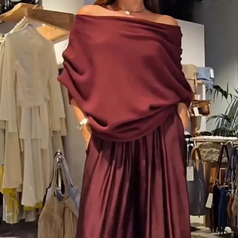 Gala™ | Elegant Off-Shoulder Two-Piece Set